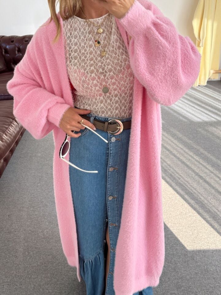 DENIM ETEK UCU VOLANLI ETEK