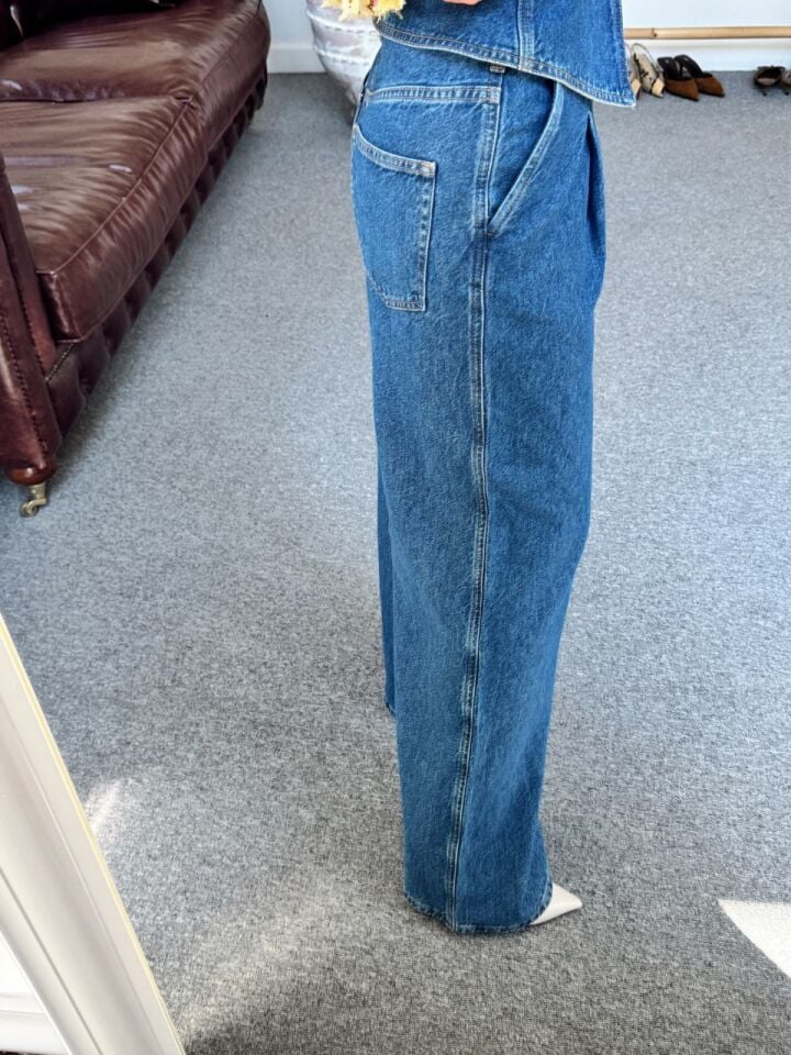 MAVİ PAPERBAG JEAN