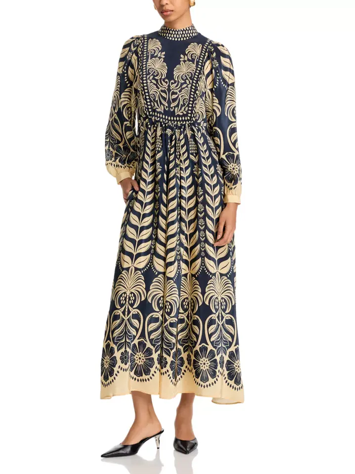 TROPICAL SPLENDOR MAXİ İTHAL ELBİSE