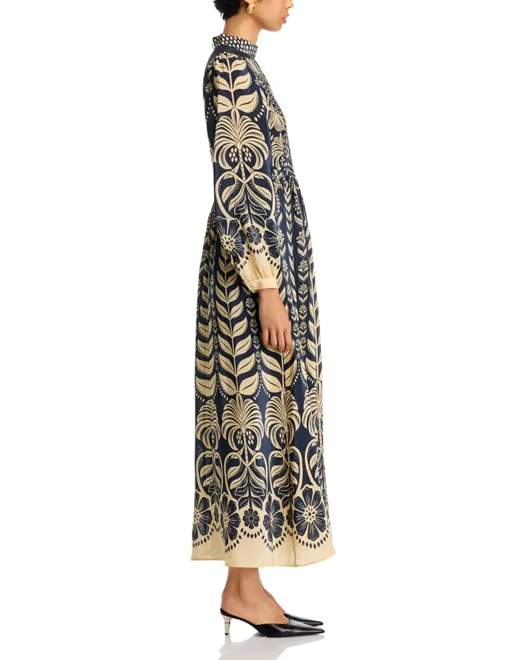 TROPICAL SPLENDOR MAXİ İTHAL ELBİSE