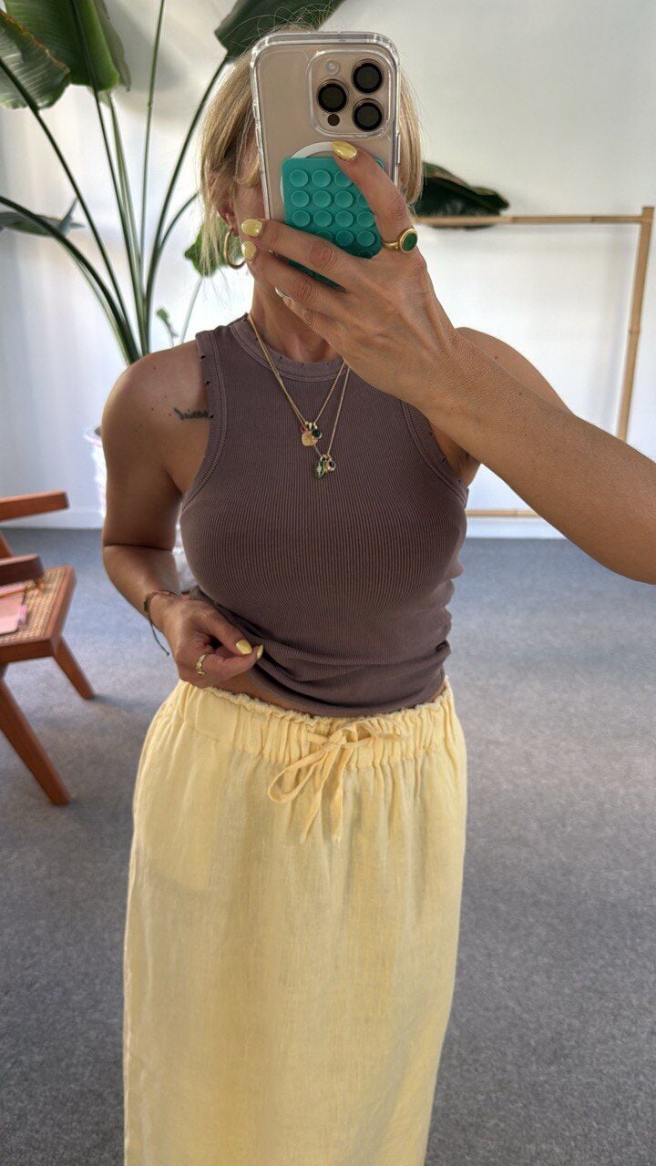 KAHVE FİTİLLİ KOLSUZ TOP