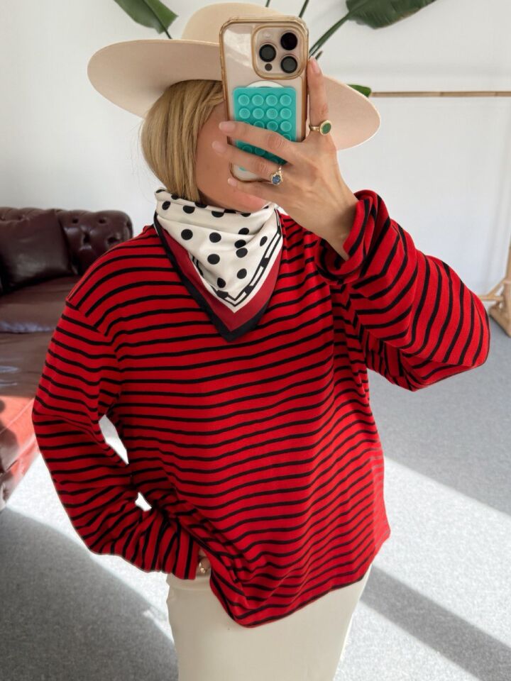 PUANTİYE DESEN FULAR