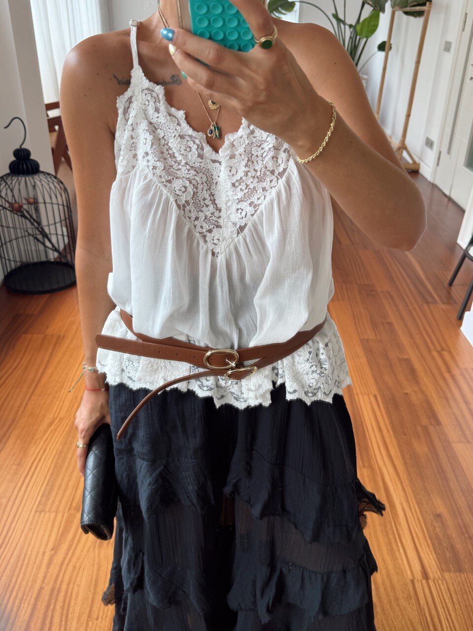 SİYAH MÜSLİN KUMAŞ MAXI İTHAL ETEK