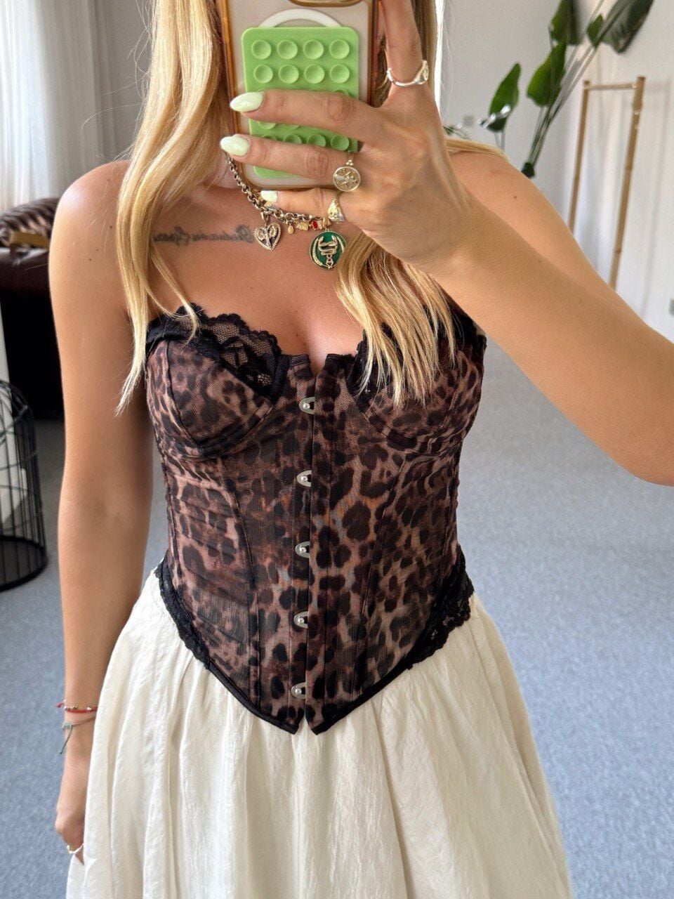 LEOPAR BALENLİ İTHAL KORSE