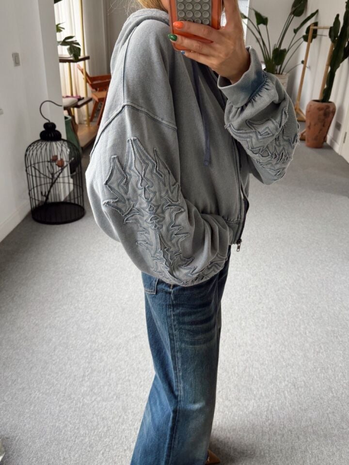 BUZ MAVİSİ İTHAL SWEATSHIRT