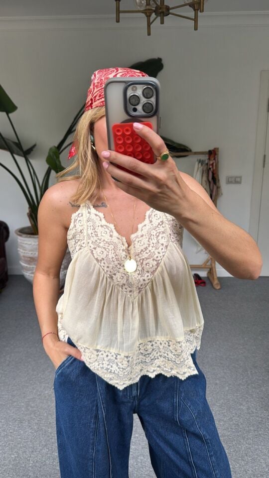 AÇIK SARI İTHAL BLUZ