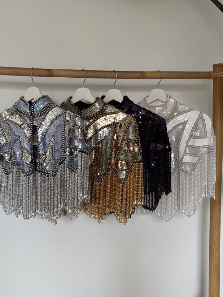 GRİ BONCUK-TAŞ İŞLEMELİ İTHAL PELERİN