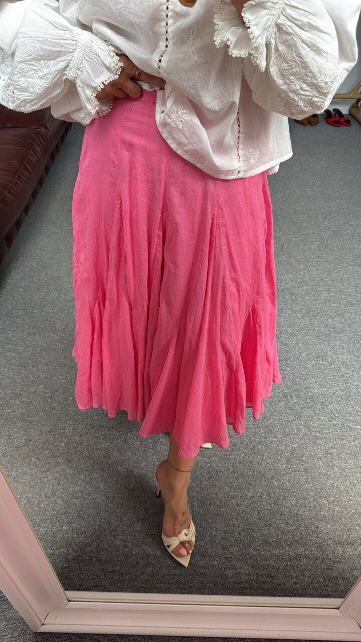 PEMBE ASTARLI VOLANLI İTHAL ETEK