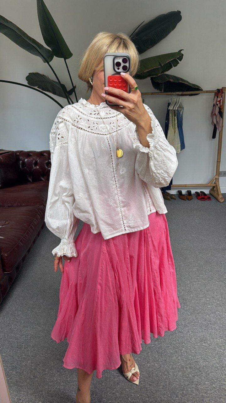 PEMBE ASTARLI VOLANLI İTHAL ETEK