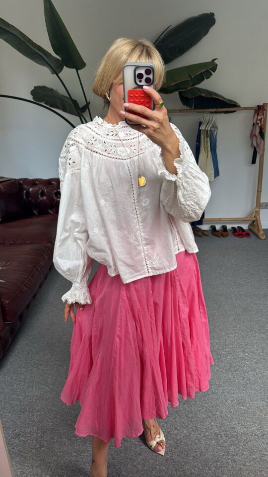 PEMBE ASTARLI VOLANLI İTHAL ETEK