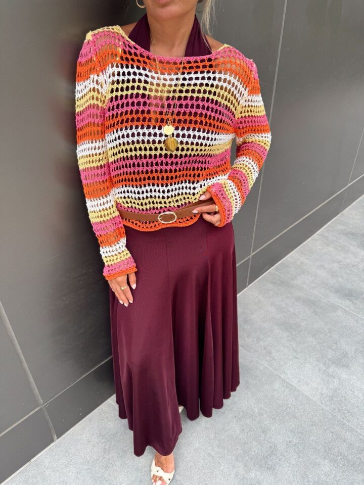 ÇOK RENKLİ MEVSİMLİK TRİKO