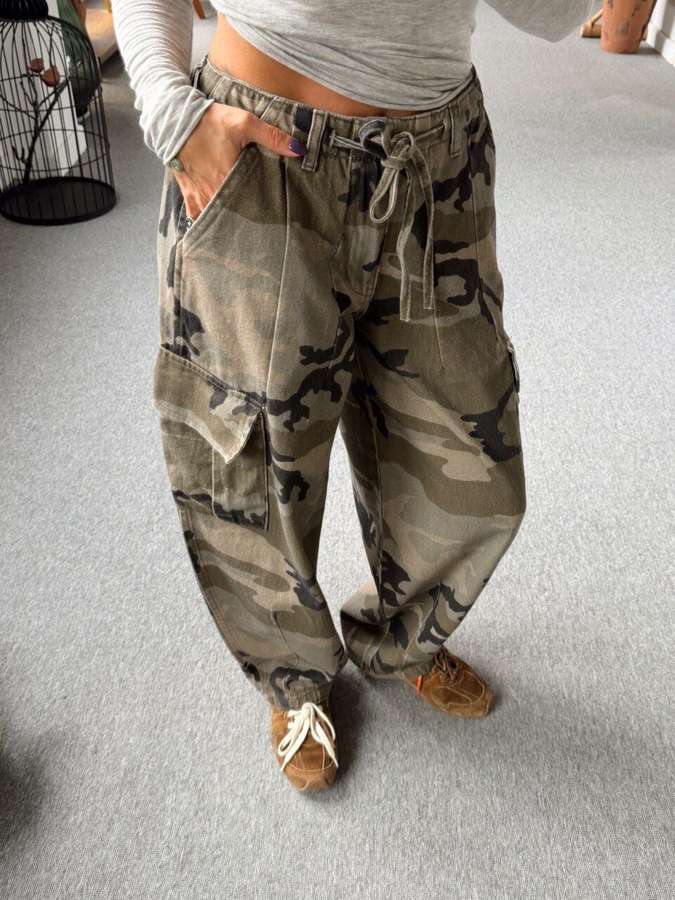 KAMUFLAJ JEAN PANTOLON
