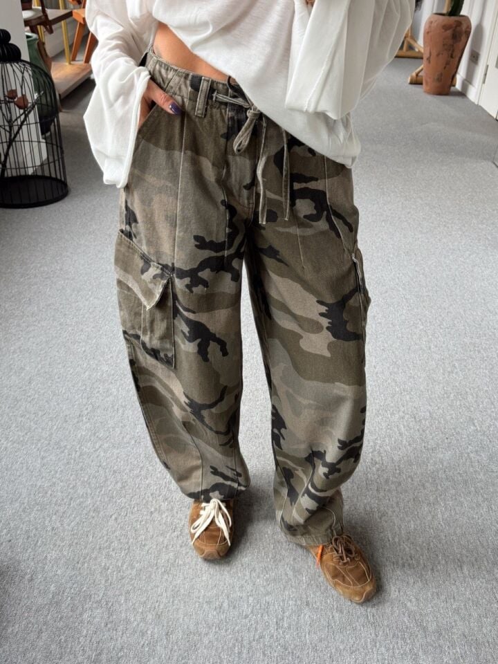 KAMUFLAJ JEAN PANTOLON