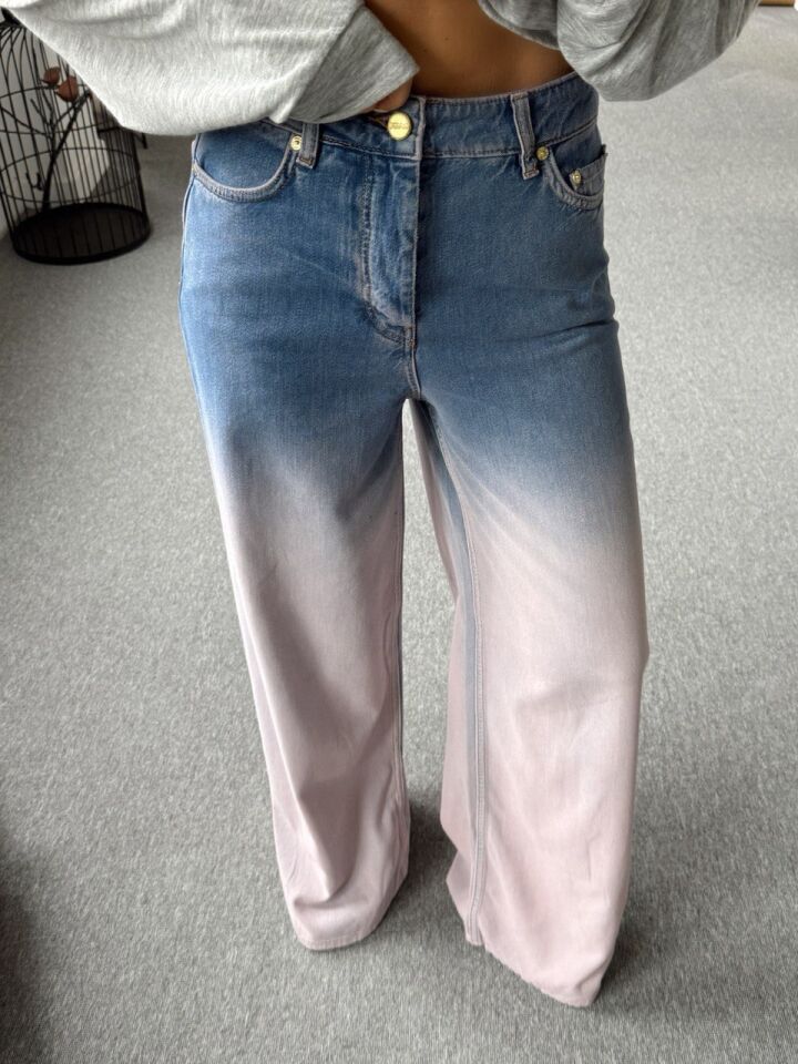 BATİK DESEN DENİM PANTOLON