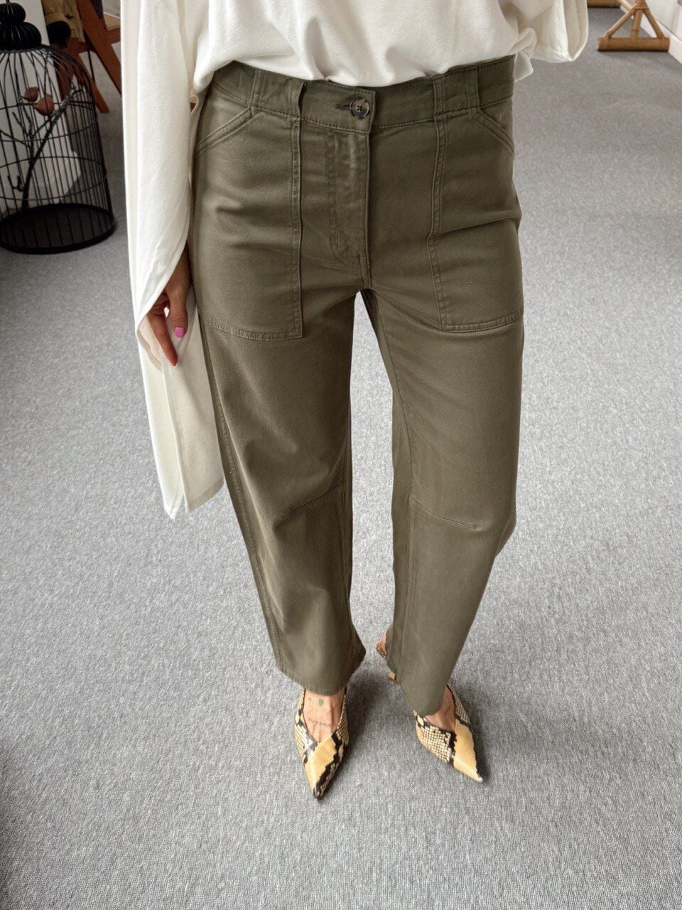 HAKİ TENSEL PANTOLON