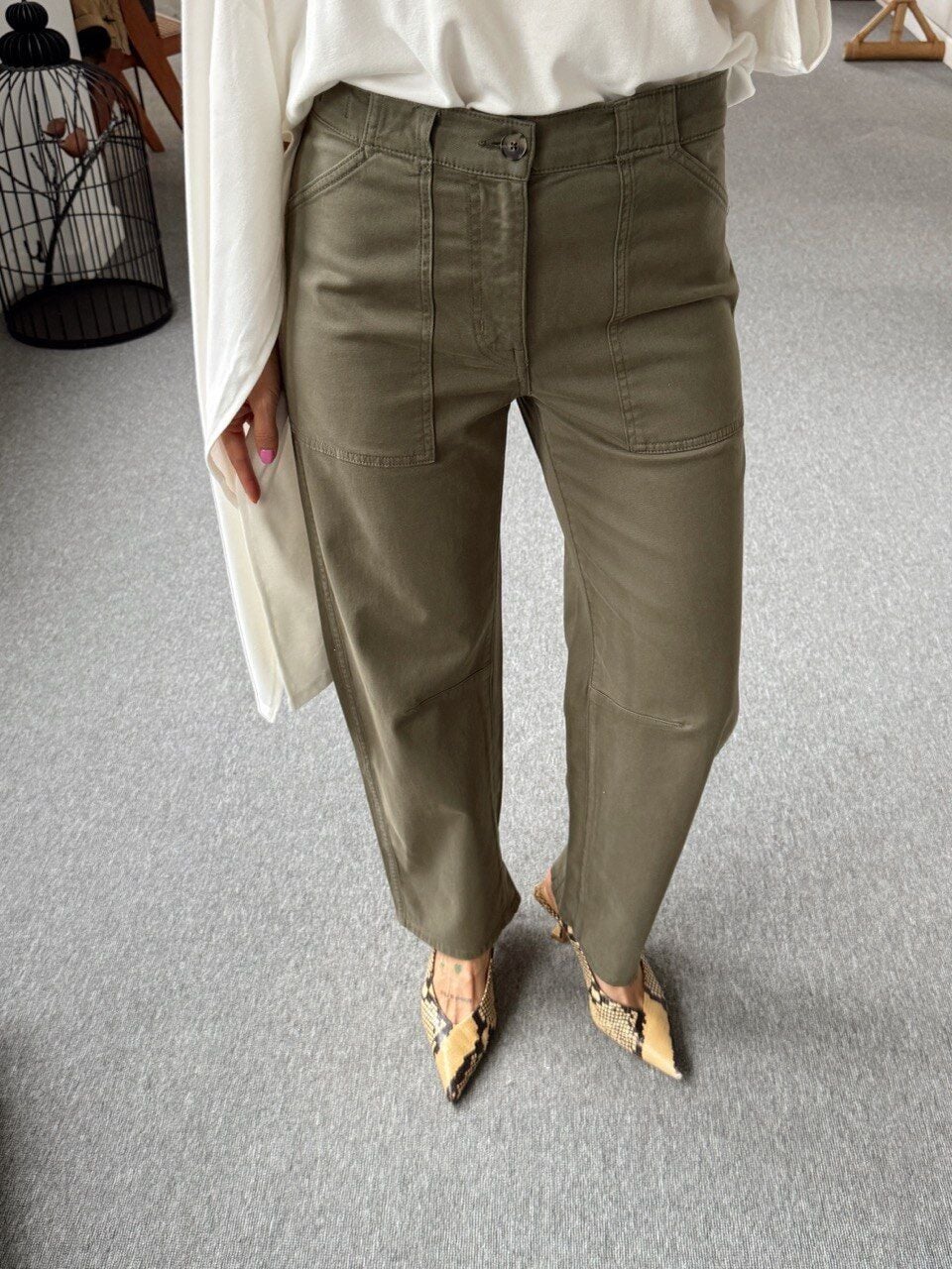 HAKİ TENSEL PANTOLON