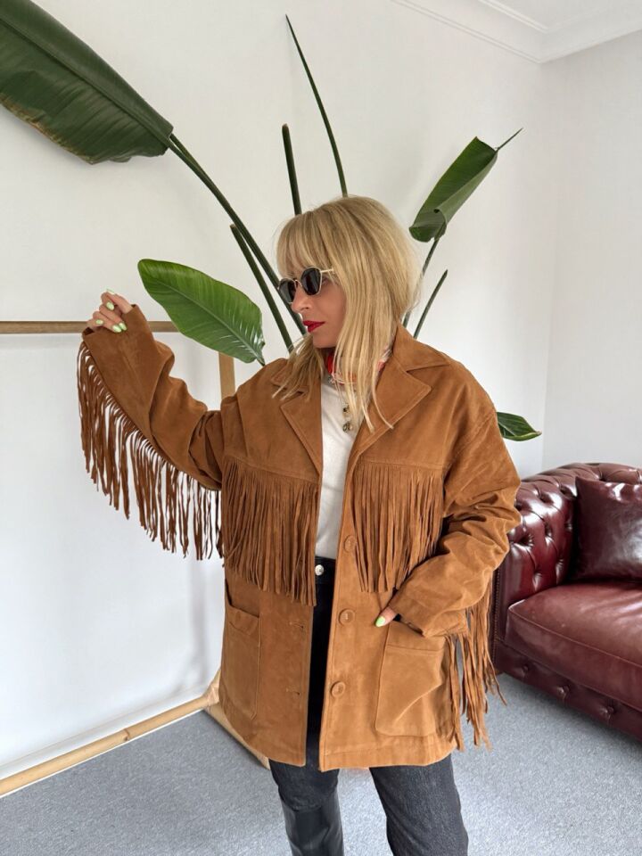 TABA PÜSKÜLLÜ NUBUK CEKET