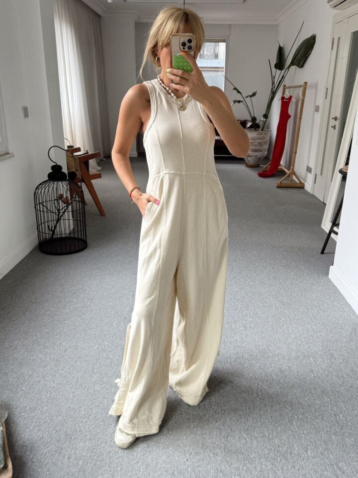 KREM PAMUKLU İTHAL TULUM