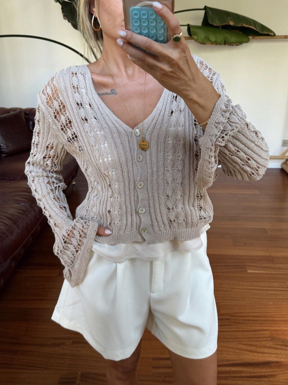 TAŞ RENGİ AJURU HIRKA