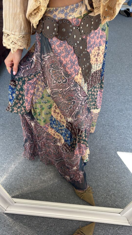 PATCHWORK DESEN ASTARLI İTHAL ETEK