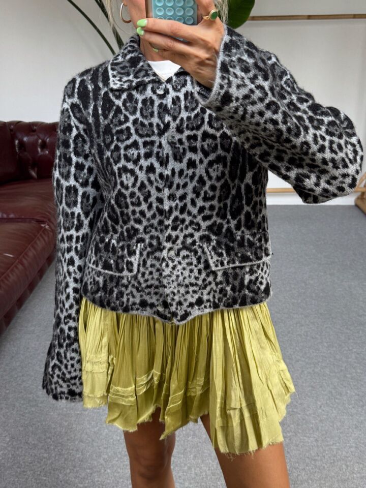 FISTIK YEŞİLİ SATEN MİNİ ETEK