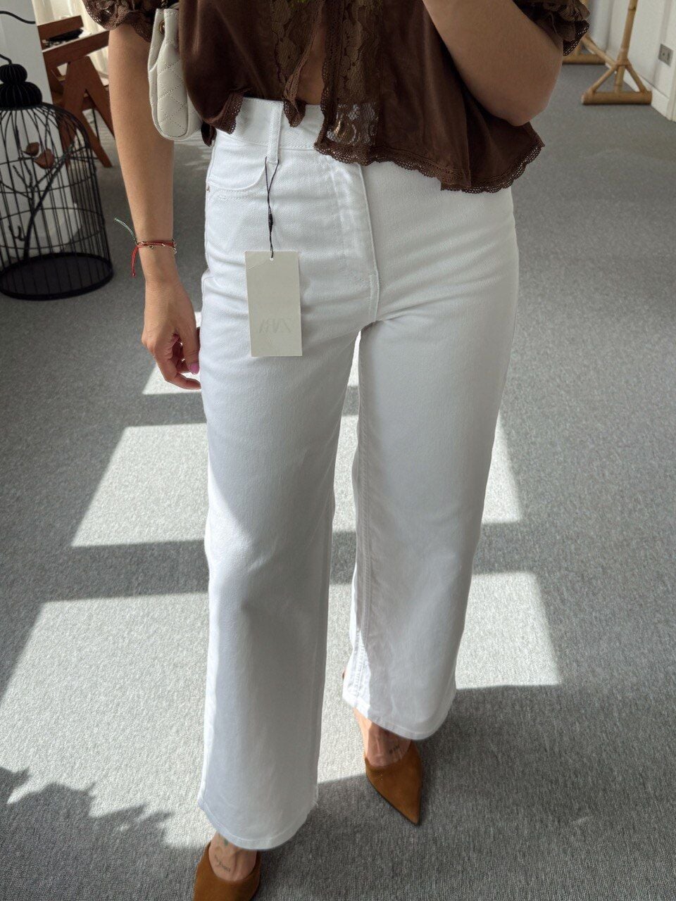 BEYAZ CULOTTE JEAN
