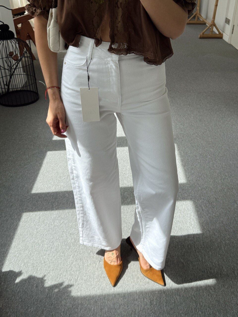 BEYAZ CULOTTE JEAN