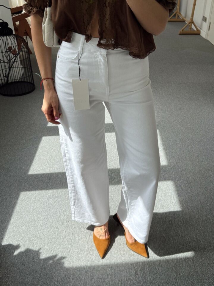 BEYAZ CULOTTE JEAN