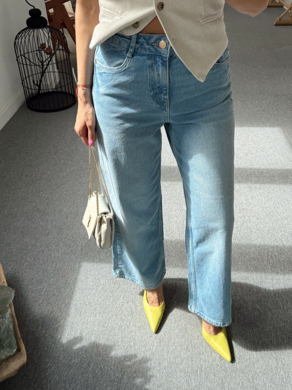 AÇIK MAVİ CULOTTE JEAN