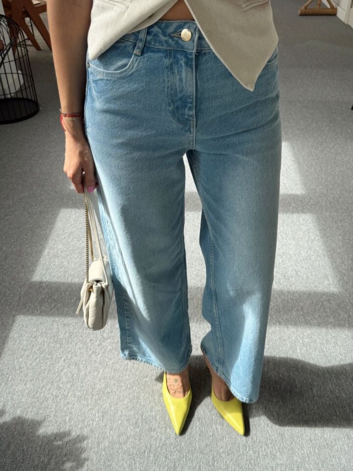 AÇIK MAVİ CULOTTE JEAN