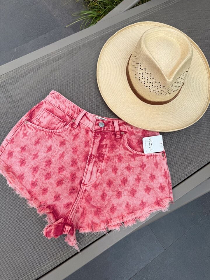 BATİK YIKAMALI DENIM ŞORT