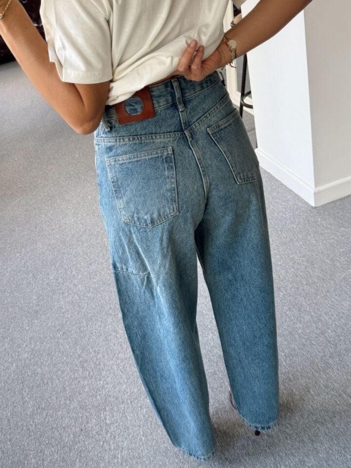 MAVİ BAGGY BARREL JEAN