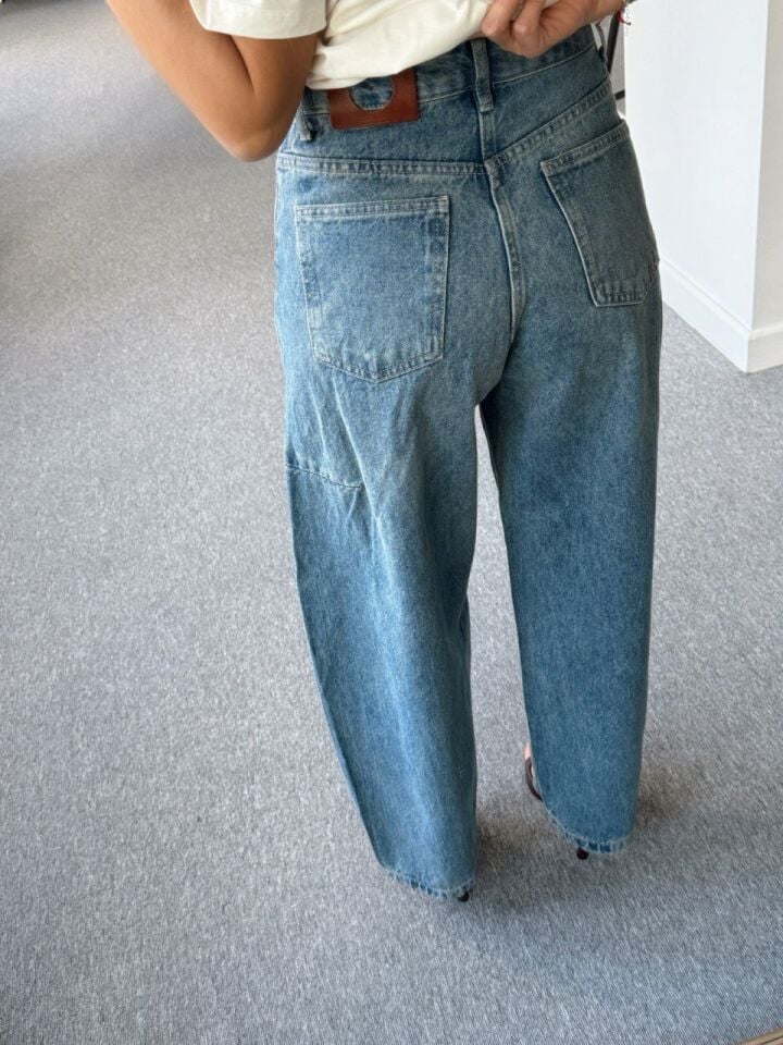 MAVİ BAGGY BARREL JEAN