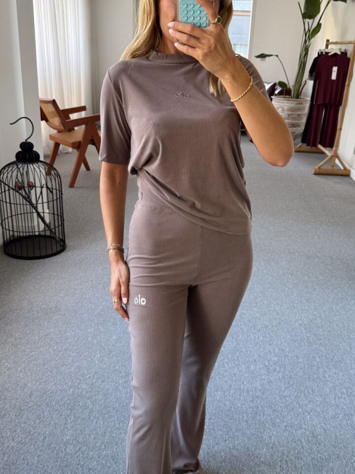 VİZON FİTİLLİ MODAL EŞOFMAN TAKIMI