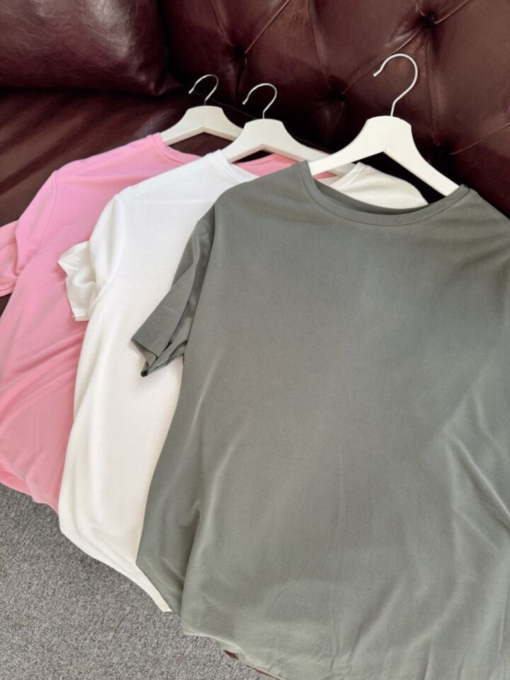 HAKİ MODAL KUMAŞ TSHIRT