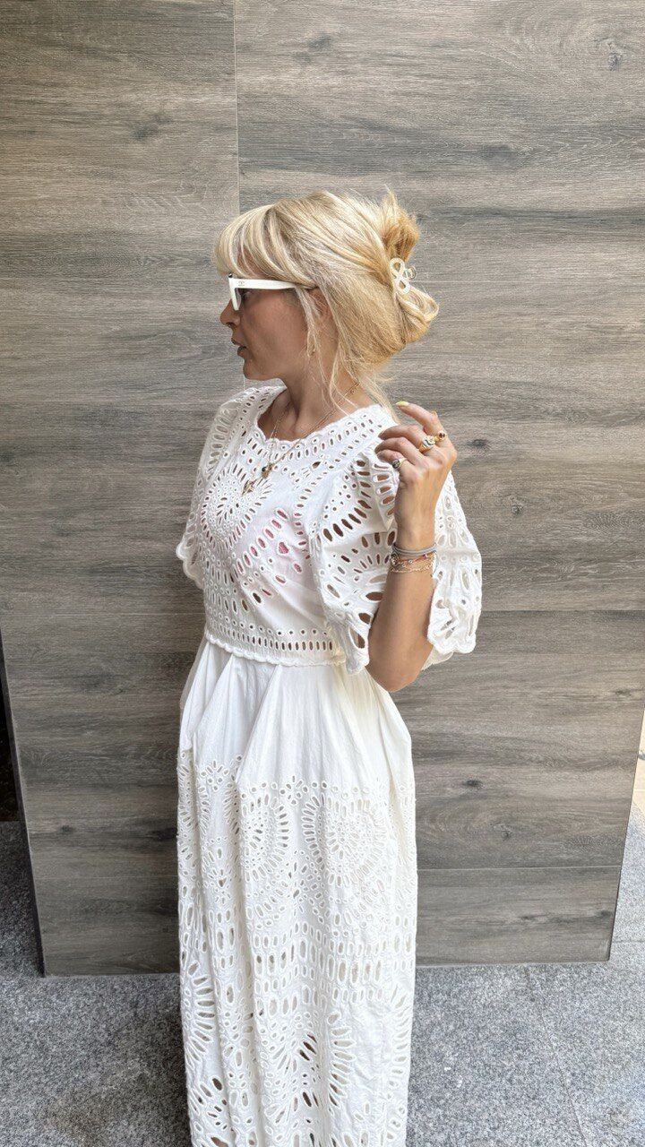 KOL DETAY GÜPÜR İTHAL ELBİSE