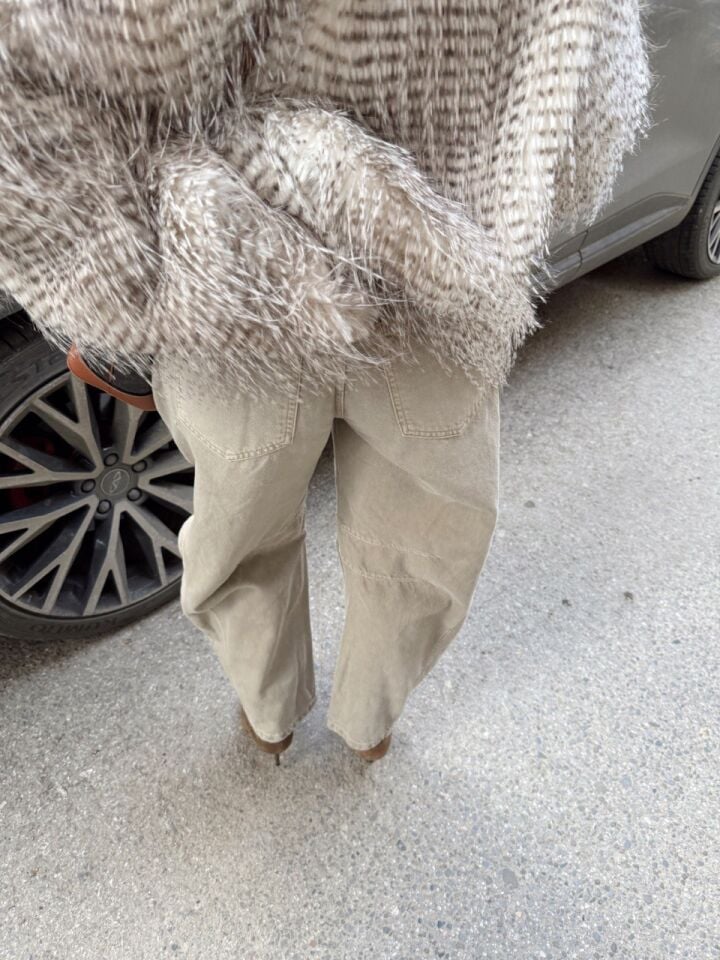 AÇIK HAKİ BARREL JEAN