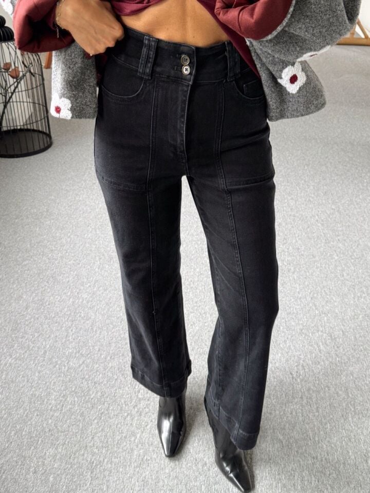 ANTRASİT ÖNDEN CEPLİ PANTOLON