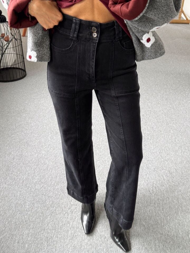 ANTRASİT ÖNDEN CEPLİ PANTOLON