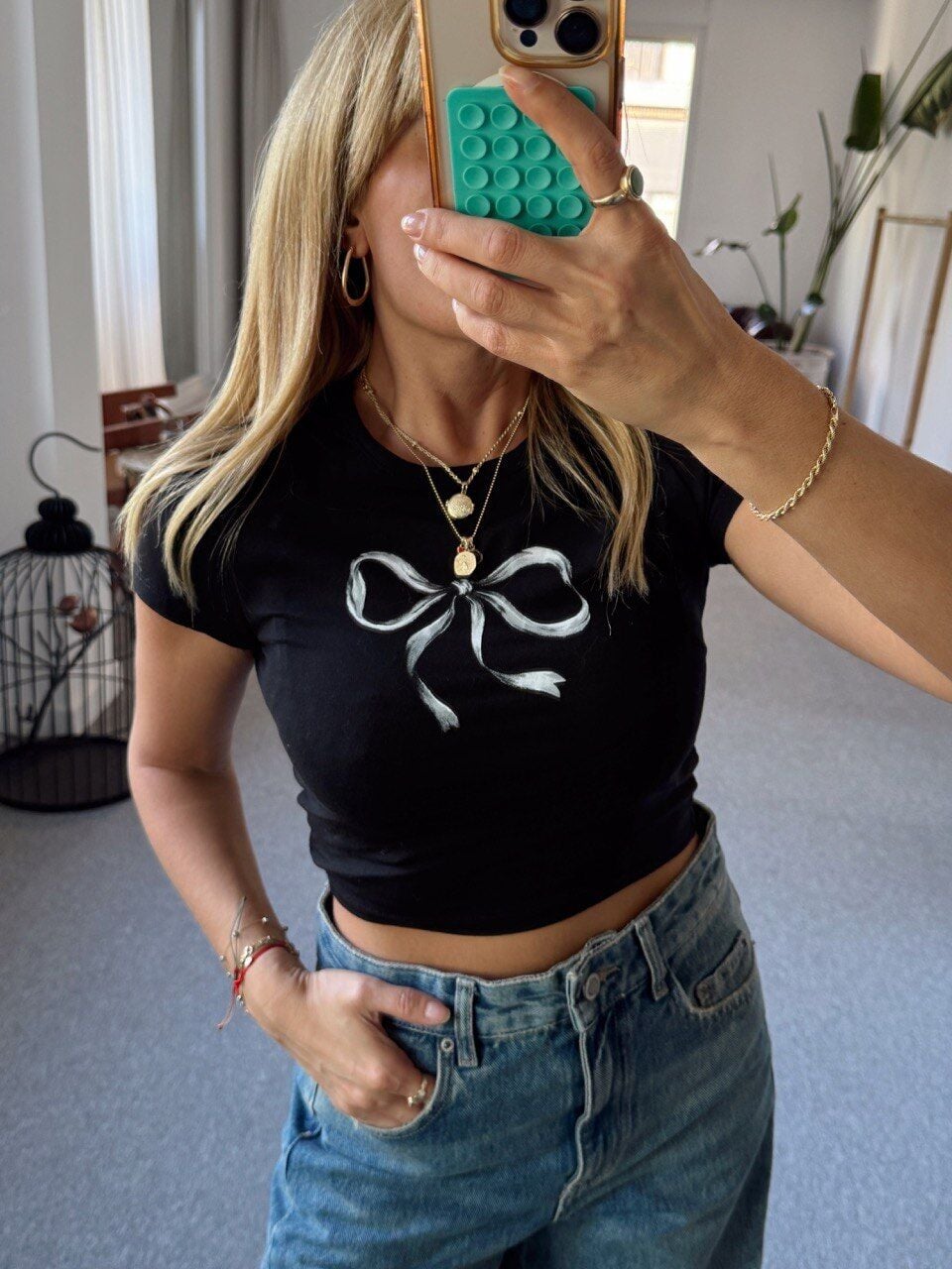 KURDELE BASKILI TSHIRT