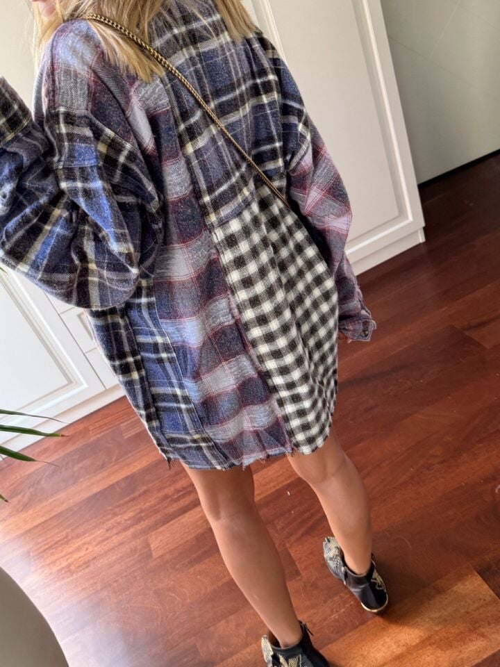 MOR EKOSELİ ODUNCU İTHAL GÖMLEK