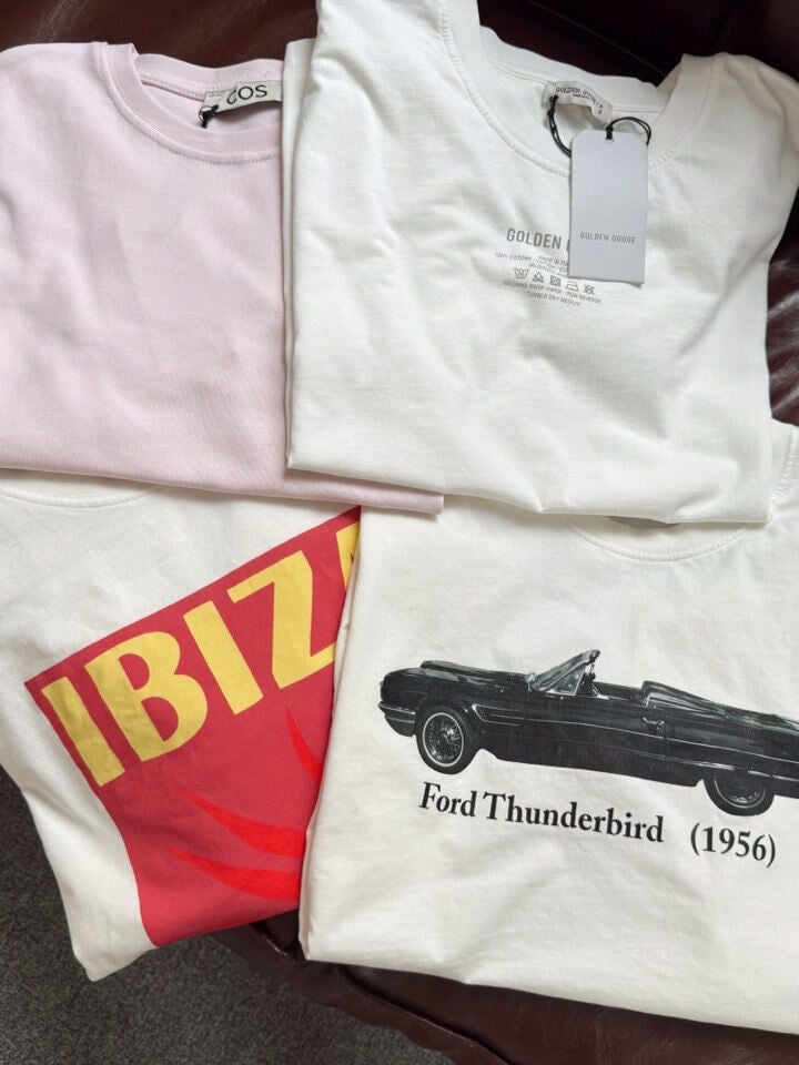 BEYAZ PAMUKLU BİSİKLET YAKA TSHIRT