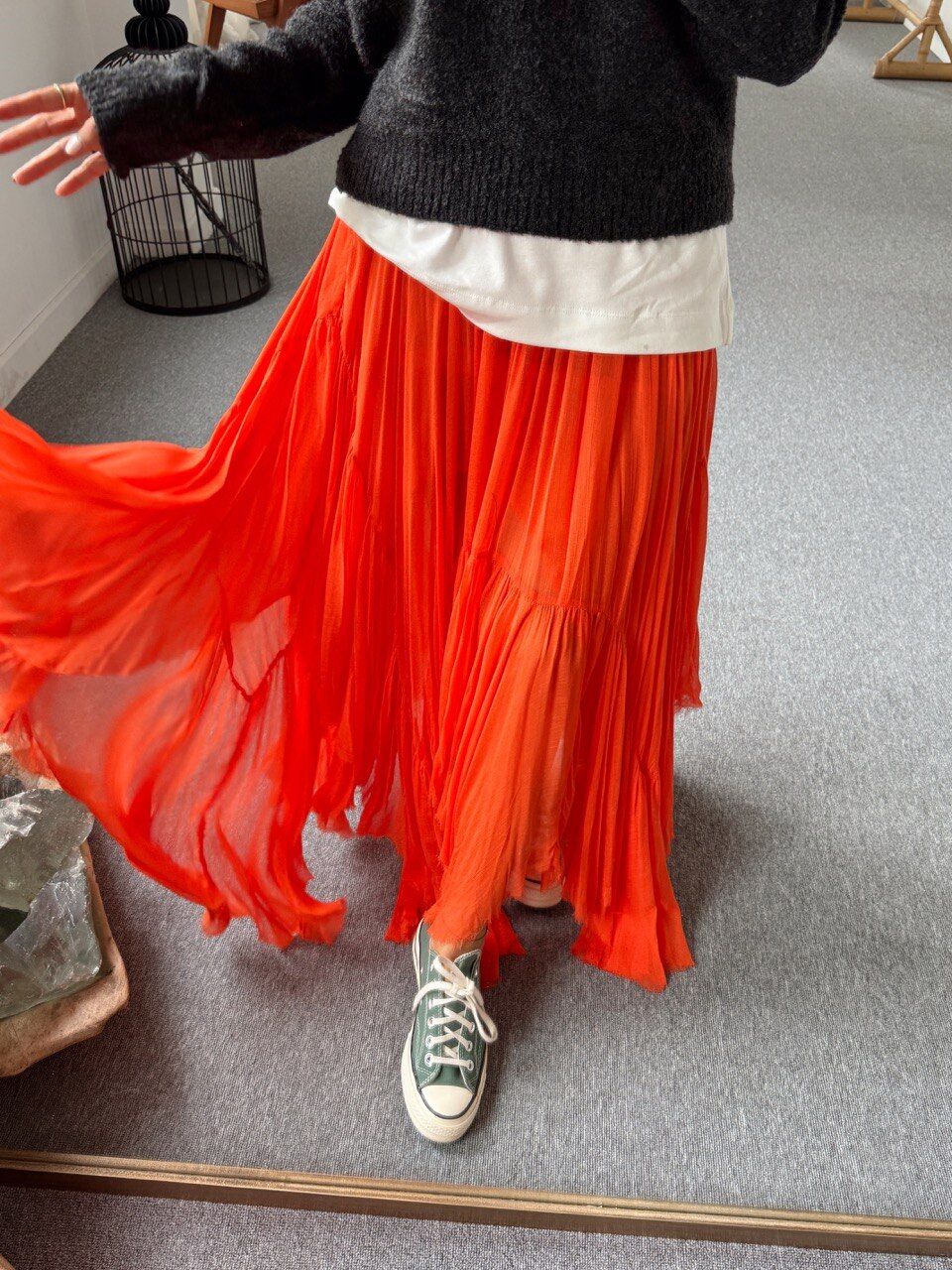 NAR ÇİÇEĞİ ASİMETRİK İTHAL ETEK