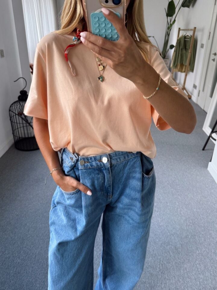 SOMON PAMUKLU BİSİKLET YAKA TSHIRT