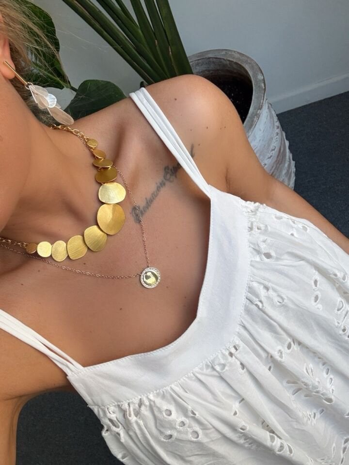 SIRALI GOLD KOLYE