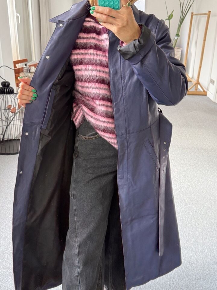 BORDO-PEMBE ÇİZGİLİ TRİKO