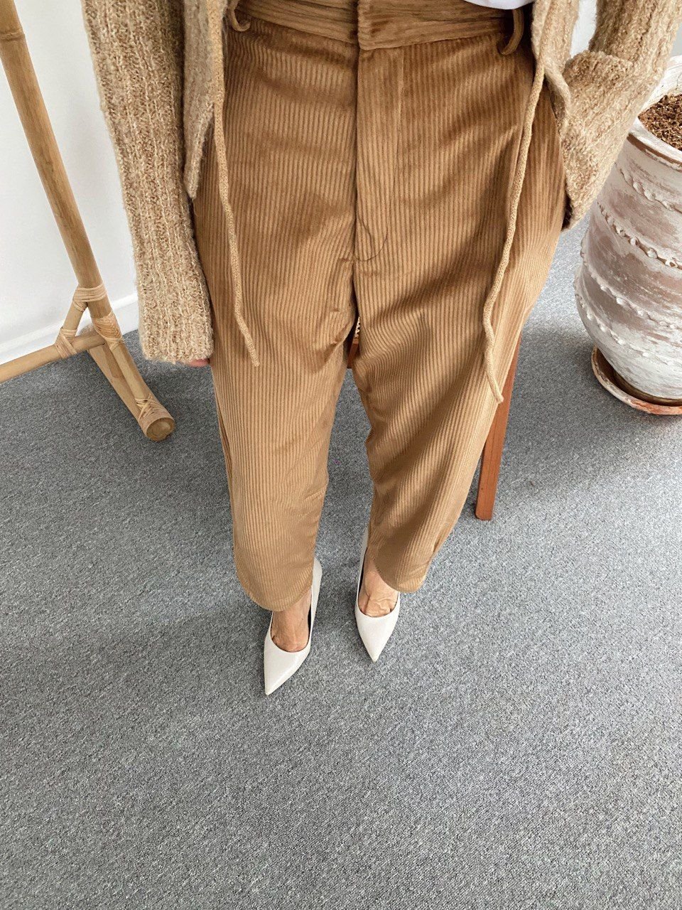 HARDAL SLOUCHY KADİFE PANTOLON