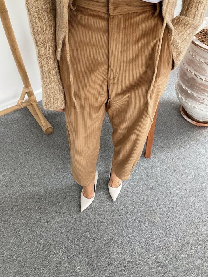 HARDAL SLOUCHY KADİFE PANTOLON