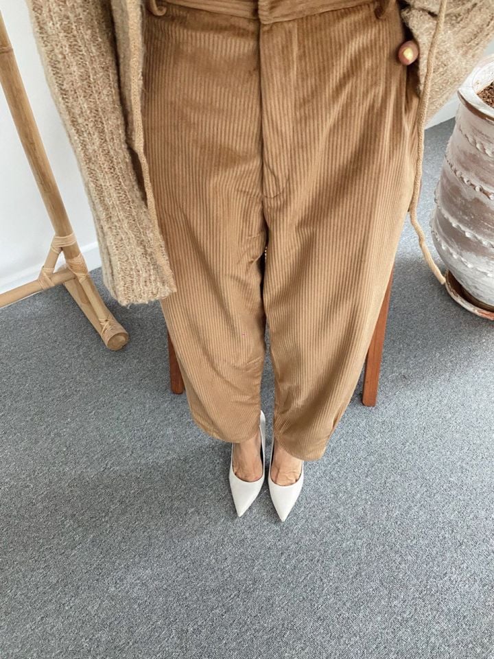 HARDAL SLOUCHY KADİFE PANTOLON