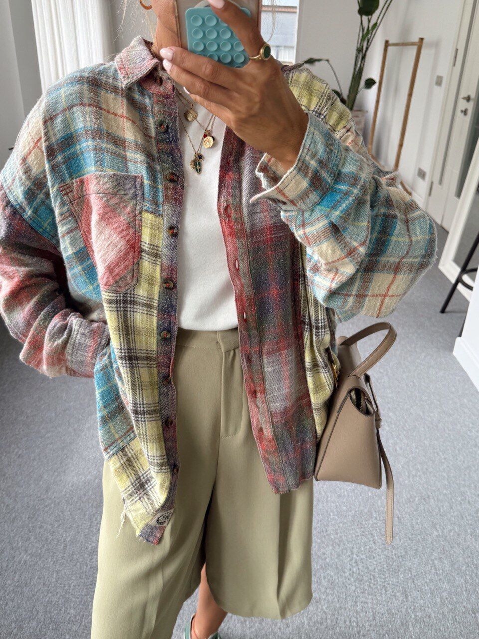 SARI EKOSELİ ODUNCU İTHAL GÖMLEK